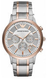 Buy Shop Emporio Armani Renato Gray Dial Gray Steel Strap Watch For Men - AR11077 USA Online