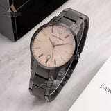 Buy Shop Emporio Armani Renato Quartz Beige Dial Grey Steel Strap Watch For Men - AR11183 USA Online