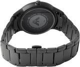 Buy Shop Emporio Armani Renato Quartz Black Dial Black Steel Strap Watch For Men - AR11079 USA Online