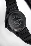 Buy Shop Emporio Armani Renato Quartz Black Dial Black Steel Strap Watch For Men - AR11079 USA Online
