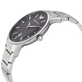 Buy Shop Emporio Armani Renato Quartz Black Dial Silver Steel Strap Watch For Men - AR11179 USA Online