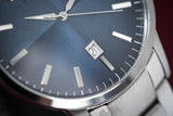 Buy Shop Emporio Armani Renato Quartz Blue Dial Silver Steel Strap Watch For Men - AR11182 USA Online