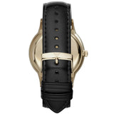 Buy Shop Emporio Armani Renato Quartz Grey Dial Black Leather Strap Watch For Men - AR11049 USA Online