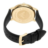 Buy Shop Emporio Armani Renato Quartz Grey Dial Black Leather Strap Watch For Men - AR11049 USA Online