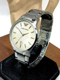 Buy Shop Emporio Armani Renato Quartz Grey Dial Grey Steel Strap Watch For Men - AR11120 USA Online