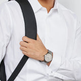 Buy Shop Emporio Armani Renato Quartz Grey Dial Grey Steel Strap Watch For Men - AR11120 USA Online