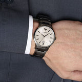 Buy Shop Emporio Armani Renato Quartz Grey Dial Grey Steel Strap Watch For Men - AR11120 USA Online