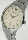 Buy Shop Emporio Armani Renato Quartz Grey Dial Grey Steel Strap Watch For Men - AR11120 USA Online