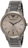 Buy Shop Emporio Armani Renato Quartz Grey Dial Grey Steel Strap Watch For Men - AR11120 USA Online