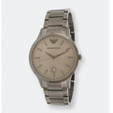 Buy Shop Emporio Armani Renato Quartz Grey Dial Grey Steel Strap Watch For Men - AR11120 USA Online