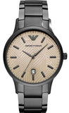 Buy Shop Emporio Armani Renato Quartz Grey Dial Grey Steel Strap Watch For Men - AR11120 USA Online