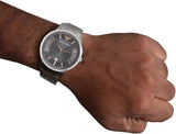 Buy Shop Emporio Armani Renato Quartz Grey Dial Silver Steel Strap Watch For Men - AR2514 USA Online