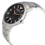 Buy Shop Emporio Armani Renato Quartz Grey Dial Silver Steel Strap Watch For Men - AR2514 USA Online