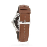 Buy Shop Emporio Armani Renato Quartz Silver Dial Brown Leather Strap Watch For Men - AR11185 USA Online