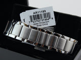 Buy Shop Emporio Armani Renato Quartz Silver Dial Silver Steel Strap Watch For Men - AR11189 USA Online