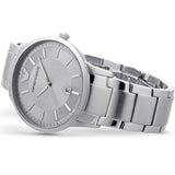 Buy Shop Emporio Armani Renato Quartz Silver Dial Silver Steel Strap Watch For Men - AR11189 USA Online