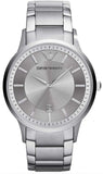 Buy Shop Emporio Armani Renato Quartz Silver Dial Silver Steel Strap Watch For Men - AR11189 USA Online