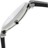 Buy Shop Emporio Armani Retro Analog Quartz Silver Dial Black Leather Strap Watch For Men - AR1674 USA Online
