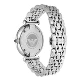 Buy Shop Emporio Armani Retro Black Dial Silver Steel Strap Watch For Men - AR1676 USA Online