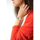 Buy Shop Emporio Armani Retro Gold Dial Gold Mesh Bracelet Watch For Women - AR1957 USA Online