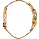 Buy Shop Emporio Armani Retro Gold Dial Gold Mesh Bracelet Watch For Women - AR1957 USA Online