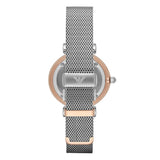 Buy Shop Emporio Armani Retro Mother of Pearl Dial Silver Mesh Bracelet Watch For Women - AR2067 USA Online