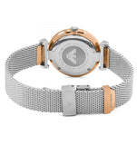 Buy Shop Emporio Armani Retro Mother of Pearl Dial Silver Mesh Bracelet Watch For Women - AR2067 USA Online