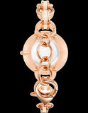 Buy Shop Emporio Armani Retro Quartz Silver Dial Rose Gold Steel Strap Watch For Women - AR1776 USA Online