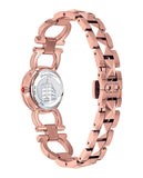 Buy Shop Emporio Armani Retro Quartz Silver Dial Rose Gold Steel Strap Watch For Women - AR1776 USA Online