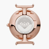 Buy Shop Emporio Armani Retro Quartz Silver Dial Rose Gold Steel Strap Watch For Women - AR1776 USA Online