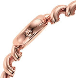 Buy Shop Emporio Armani Retro Quartz Silver Dial Rose Gold Steel Strap Watch For Women - AR1776 USA Online