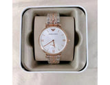 Buy Shop Emporio Armani Retro Silver Dial Two Tone Steel Strap Watch For Men - AR1677 USA Online