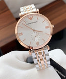 Buy Shop Emporio Armani Retro Silver Dial Two Tone Steel Strap Watch For Men - AR1677 USA Online