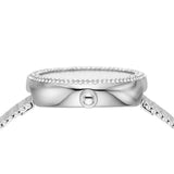Buy Shop Emporio Armani Rosa Diamonds Mother of Pearl Blue Dial Silver Mesh Bracelet Watch For Women - AR11380 USA Online