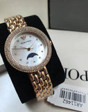 Buy Shop Emporio Armani Rosa Mother of Pearl Dial Rose Gold Steel Strap Watch For Women - AR11462 USA Online