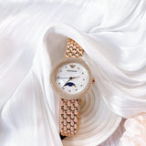 Buy Shop Emporio Armani Rosa Mother of Pearl Dial Rose Gold Steel Strap Watch For Women - AR11462 USA Online