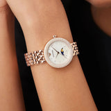Buy Shop Emporio Armani Rosa Mother of Pearl Dial Rose Gold Steel Strap Watch For Women - AR11462 USA Online