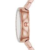Buy Shop Emporio Armani Rosa Mother of Pearl Dial Rose Gold Steel Strap Watch For Women - AR11462 USA Online