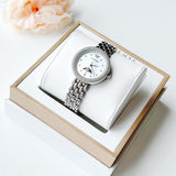 Buy Shop Emporio Armani Rosa Quartz Mother of Pearl Dial Silver Steel Strap Watch For Women - AR11461 USA Online