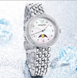 Buy Shop Emporio Armani Rosa Quartz Mother of Pearl Dial Silver Steel Strap Watch For Women - AR11461 USA Online