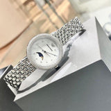 Buy Shop Emporio Armani Rosa Quartz Mother of Pearl Dial Silver Steel Strap Watch For Women - AR11461 USA Online