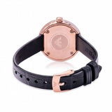 Buy Shop Emporio Armani Rosa Quartz Mother Of Pearl White Dial Black Leather Strap Watch For Women - AR11356 USA Online