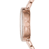 Buy Shop Emporio Armani Rosa Quartz Mother of Pearl White Dial Rose Gold Steel Strap Watch For Women - AR11355 USA Online