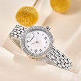 Buy Shop Emporio Armani Rosa Quartz White Dial Silver Steel Strap Watch For Women - AR11354 USA Online