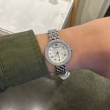Buy Shop Emporio Armani Rosa Quartz White Dial Silver Steel Strap Watch For Women - AR11354 USA Online