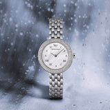 Buy Shop Emporio Armani Rosa Quartz White Dial Silver Steel Strap Watch For Women - AR11354 USA Online
