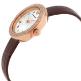 Buy Shop Emporio Armani Rosa Two Hand White Dial Red Leather Strap Watch For Women - AR11357 USA Online