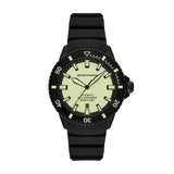 Buy Shop Emporio Armani Sea Explorer Automatic Yellow Dial Black Silicone Strap Watch For Men - AR60085 USA Online