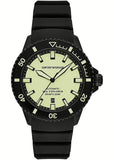 Buy Shop Emporio Armani Sea Explorer Automatic Yellow Dial Black Silicone Strap Watch For Men - AR60085 USA Online