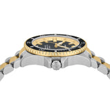 Buy Shop Emporio Armani Sea Explorer Black Dial Two Tone Steel Strap Watch for Men - AR60089 USA Online